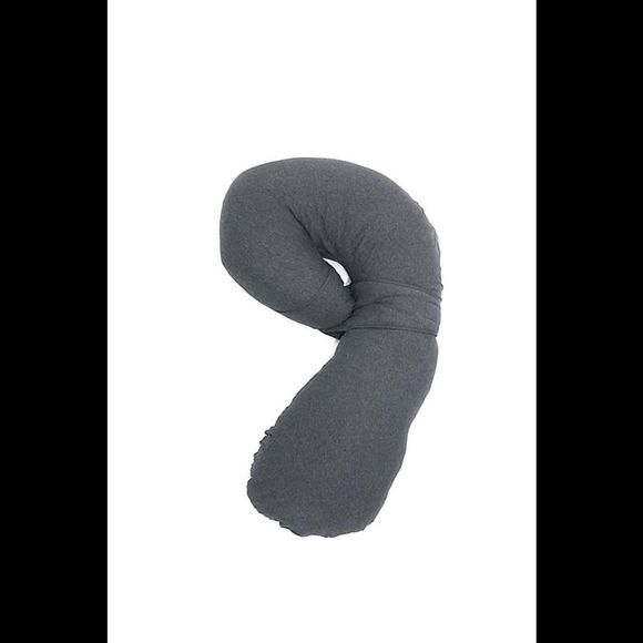 Tummy Tucker Jersey Body Pillow By Leachco Charcoal - Picture 1 of 1